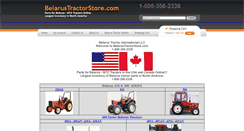 Desktop Screenshot of belarustractorstore.com